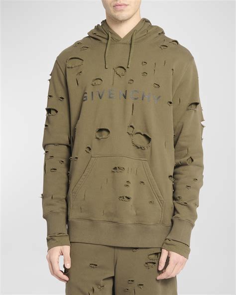 givenchy replica hoodie|Givenchy men's destroyed hoodie.